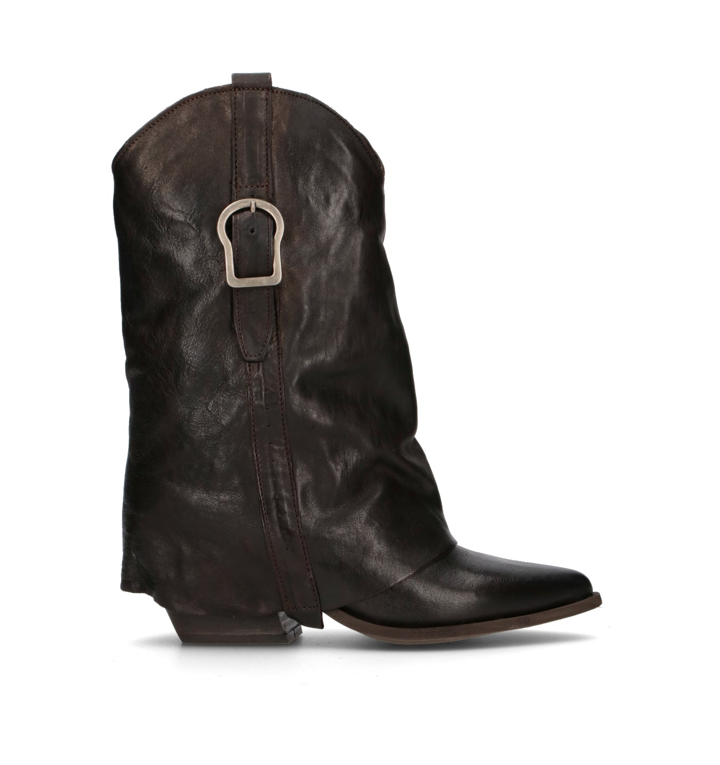 DOROTHYD Tronchetto donna testa di moro in pelle