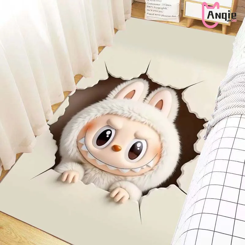 MINISO Anime Carpet Cartoon Living Room Bedroom Kitchen Sofa Table Balcony Rug Non-slip Washable Mat Exquisite Home Ornaments