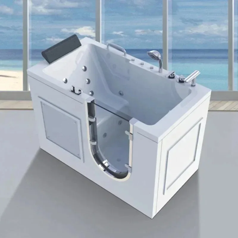 Einsteckbare Whirlpool-Luftmassagebadewanne, freistehende Badewanne, Badewannen und Whirlpools Image