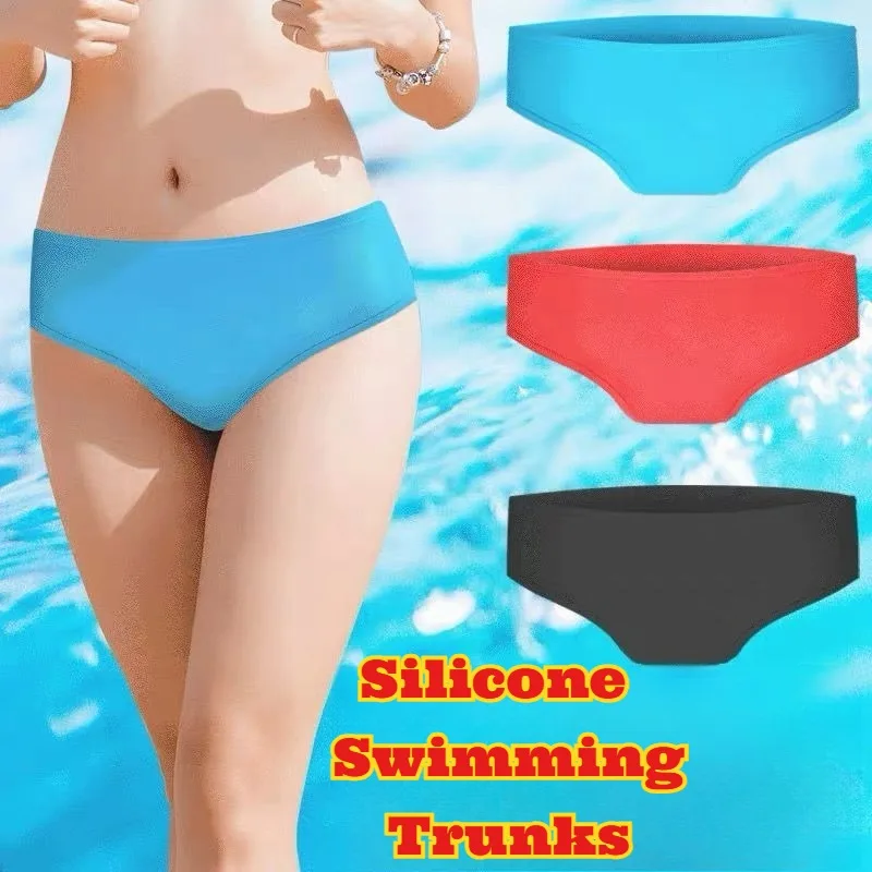 ‌ Periodenfreundliche Silikon-Badehose für Damen, hygienisch, wasserabweisend, auslaufsicher, für Sommer, Strand, Pool, Party, hautfreundlich Image