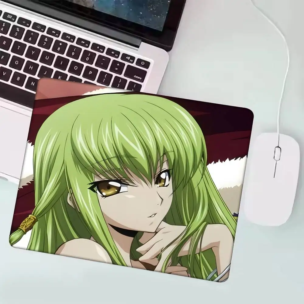 1pc Anime C.C Mousepad Kleine LockEdge Für Gamer Computer Schreibtisch Pad Rechteckige Anti-slip Gummi