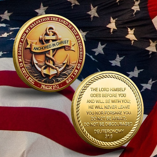 Gedenkmünze des US Marine Corps – 250. Jahrestag der Vereinigten Staaten, Sammlermünze aus Eisen, patriotisches Souvenir für Marinesoldaten Veteranen Image