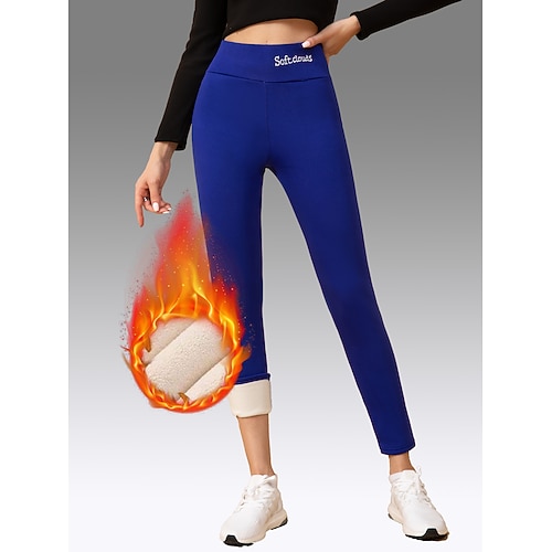 Winterliches Design mit Taillenstickerei, flauschig-warme Leggings, schmale Passform, formt den Po und sorgt für warme, schmale Knöchelpartien. Image