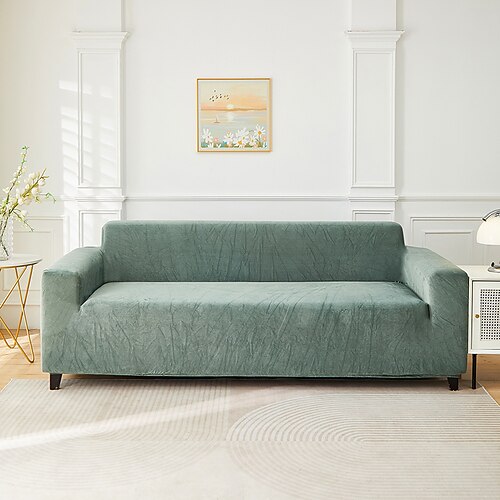 Elastischer Jacquard-Sofabezug, dehnbarer Couchbezug, Ecksofabezug für L-förmige Sofas, Wohnzimmer, 1-, 2-, 3- oder 4-Sitzer Image