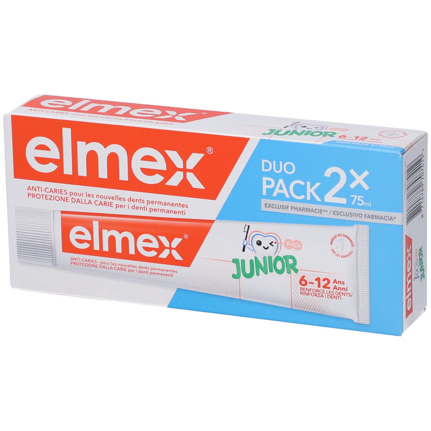 Elmex Dentifricio Junior 2x75 ml