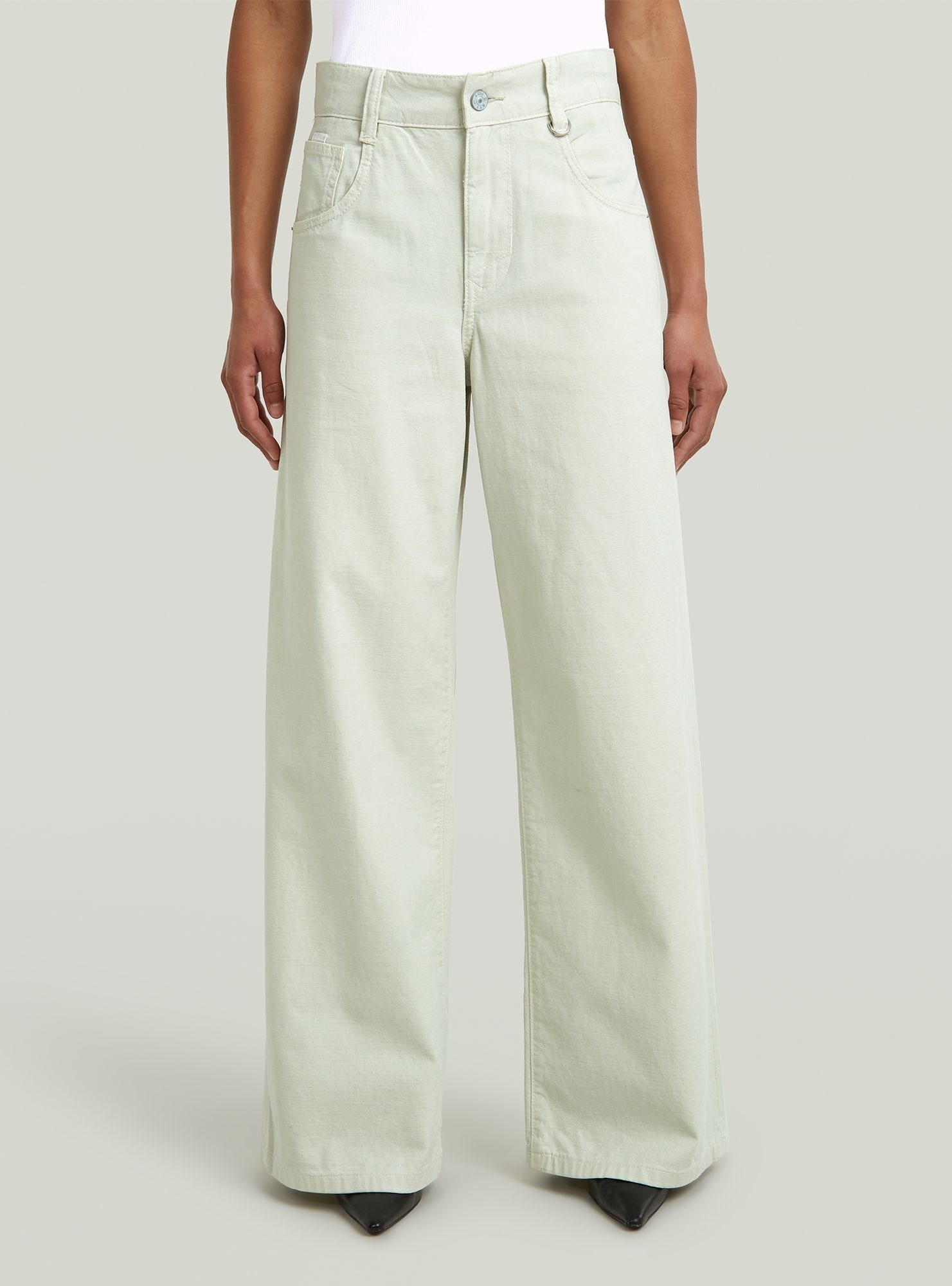 5-Pocket-Jeans G-STAR "Skater High Loose Jeans", Damen, Gr. 31, Länge 32, appletini gd coated, Obermaterial: 100% Baumwolle, Jeans 5-Pocket-Jeans