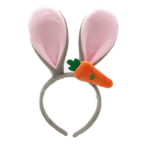 Carnaval 2026 Bandeau Coiffure Officier lapin Police des lapins Renard rouge Détective animalier Déguisement Cosplay Adulte Unisexe Carnaval Soirée Performance Déguisements d'Halloween faciles Se