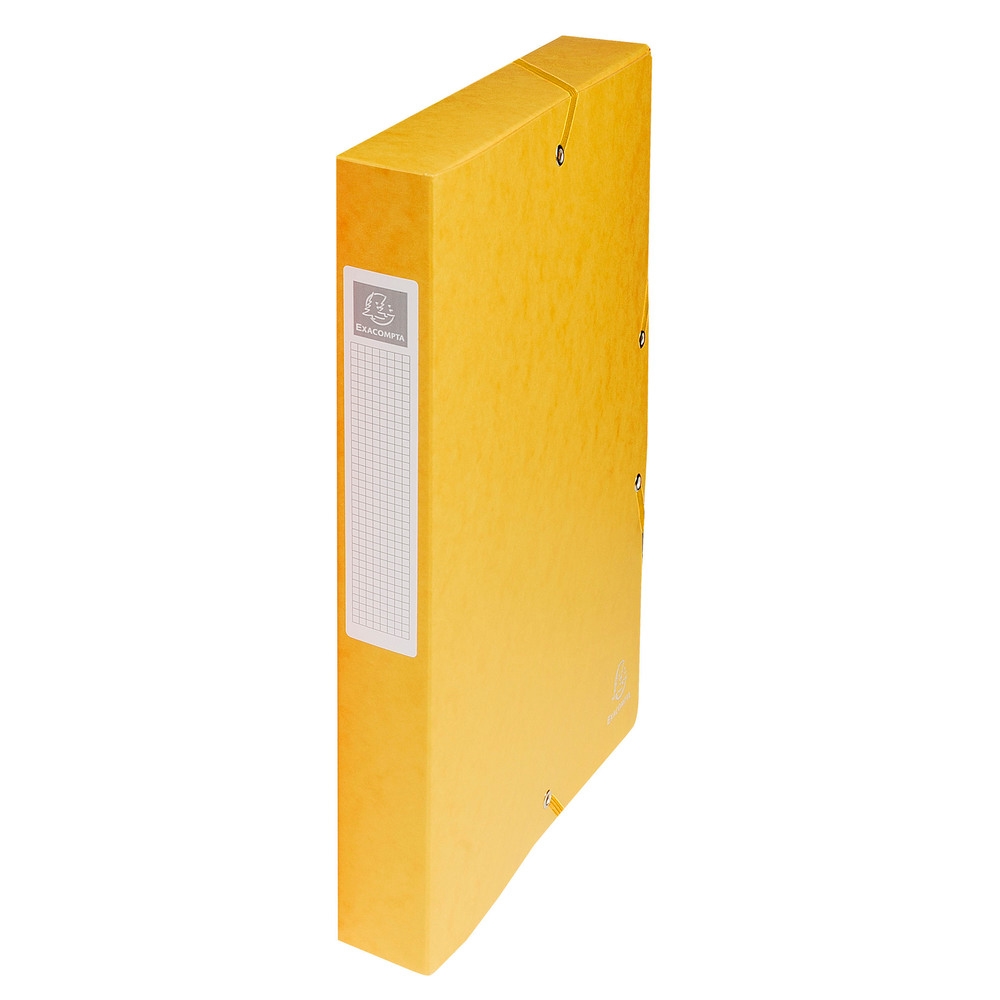 Exacompta Archivbox aus Manilakarton, Rücken 40mm mit Etikett 600g/qm, 25x33cm für DIN A4 Image