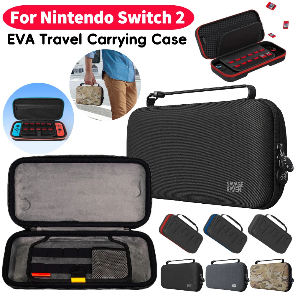 Étui de transport pour Nintendo Switch 2 (2025), pochette rigide Portable pour Console de jeu, sac de rangement de voyage pour accessoire de Console NS 2