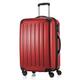 HAUPTSTADTKOFFER - Alex - Luggage Suitcase Hardside Spinner Trolley 4 Wheel Expandable, 65cm, TSA, red