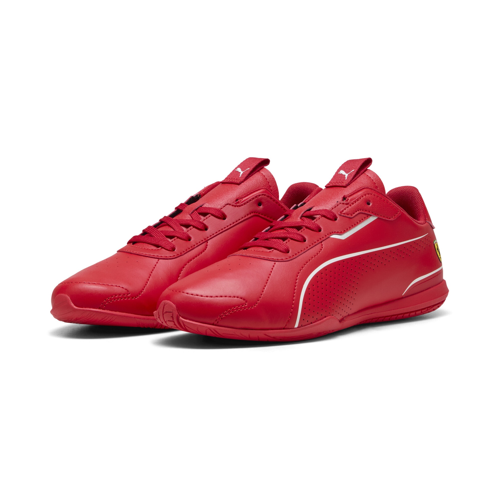 Sneaker PUMA "Scuderia Ferrari Neo Cat 3.0 Sneakers Erwachsene", Damen, Gr. 43, rosso corsa rot, Obermaterial: Textil, Synthetik; Futter: Textil; Innensohle: Textil; Laufsohle: Gummi, Schuhe Sneaker