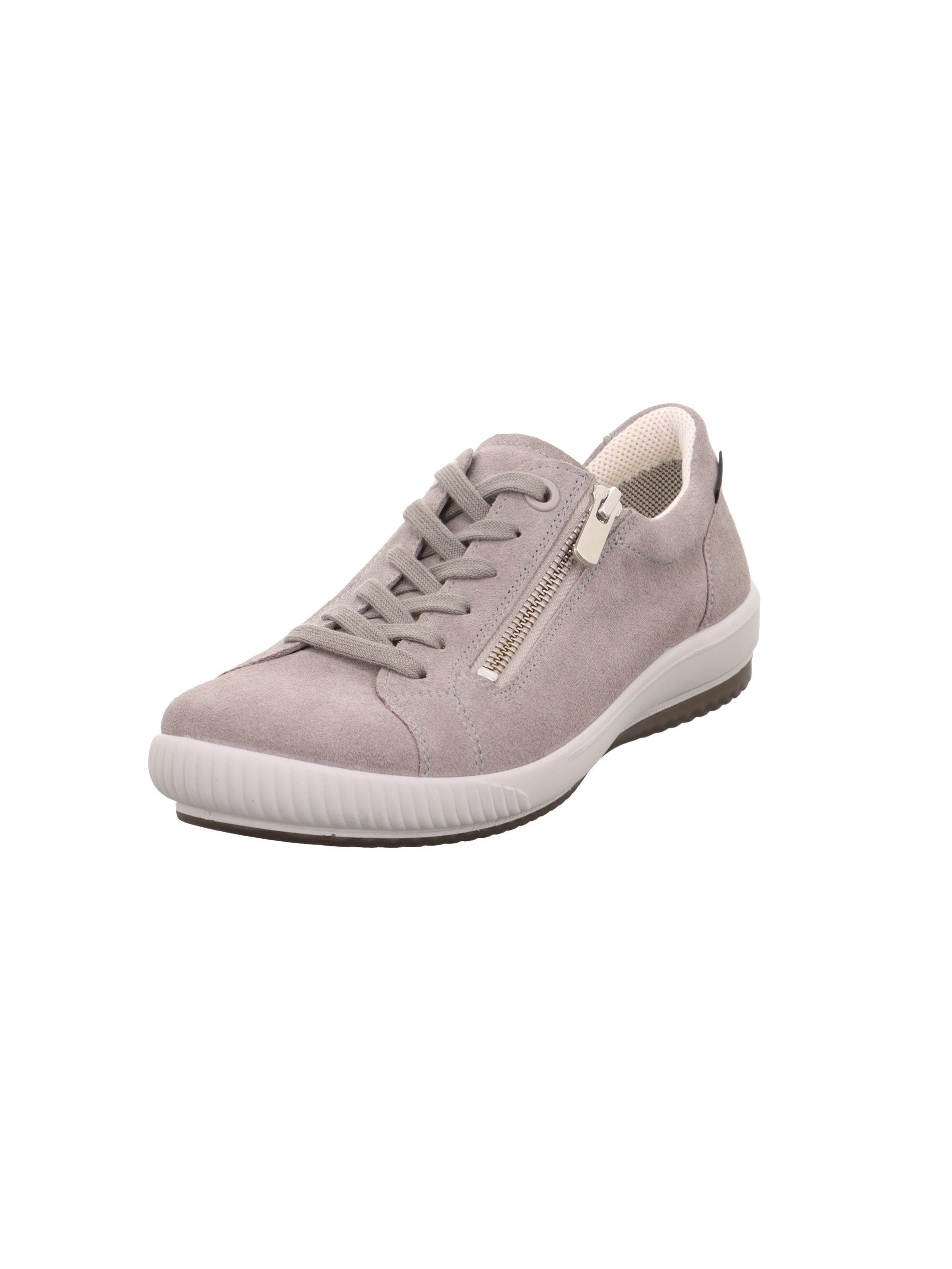 Sneaker LEGERO "TANARO 5.0", Damen, Gr. 40, hellgrau, Veloursleder, unifarben, Schuhe Sneaker, Freizeitschuh, Halbschuh, Schnürschuh mit GORE-TEX Membrane