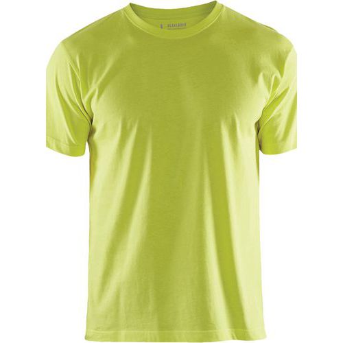 T-shirt Jaune Fluorescent Taille Xxxl - Blaklader