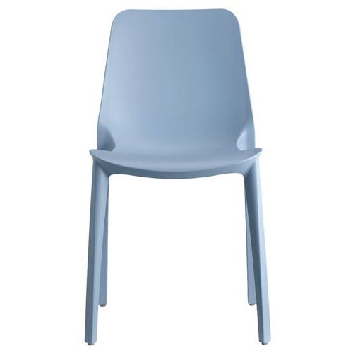 Lot De 6 Chaises Ginevra Go Green 4 Pieds - Bleu Clair - S-CAB