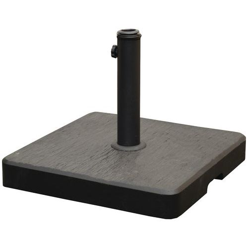 Pied De Parasol Béton 25 Kg Anthracite - Proloisirs