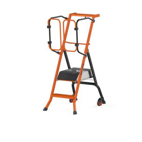 Escabeau Sécurisé Pirl Gardia Et Portillon Automatique-50cm - Mondelin