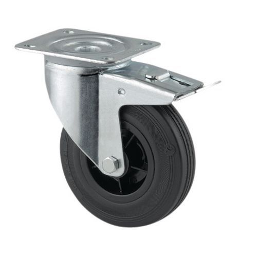 Roulette Pivotante Avec Frein Force:100 Kg H Ht:155 Mm - Tente
