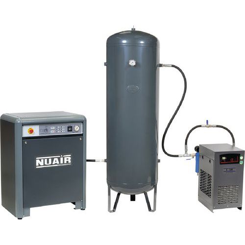 Compresseur Insonorisé Verticale Silent K30 - 10cv 500l - Nuair