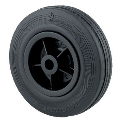 Roulettes Caoutchouc Noir Force:205 Kg L Ht:50 Mm - Tente