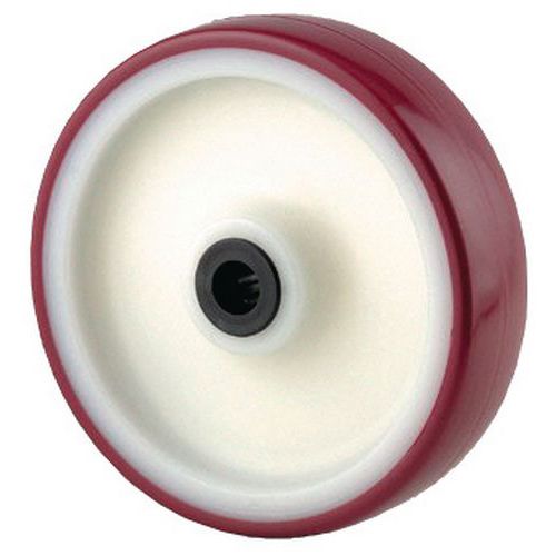 Roulettes Bandage Polyuréthane Force:350 Kg L Ht:40 Mm - Tente