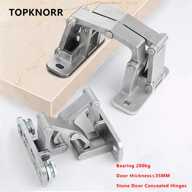 Stein tür schweres großes Scharnier 180 Grad unsichtbare Tür Hydrant dunkle Tür verstecktes Scharnier Marmor fliesen Hydrant verstellbar