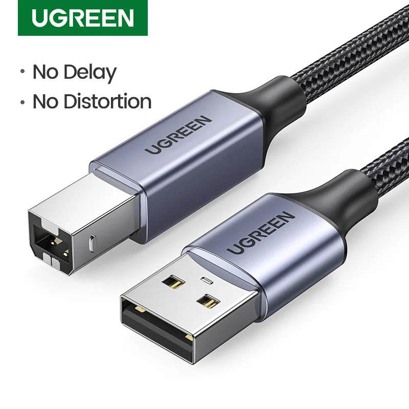Ugreen cavo stampante USB USB tipo B maschio A maschio cavo USB 3.0 2.0 per Canon Epson stampante per etichette HP ZJiang stampante DAC USB