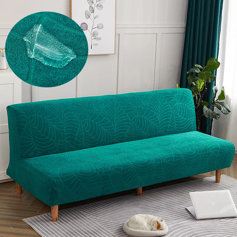Schlafsofa-Abdeckung, wasserdichte Schonbezüge für Futon-Sofa, Stretch-Sofabezüge, Jacquard, dickes Material