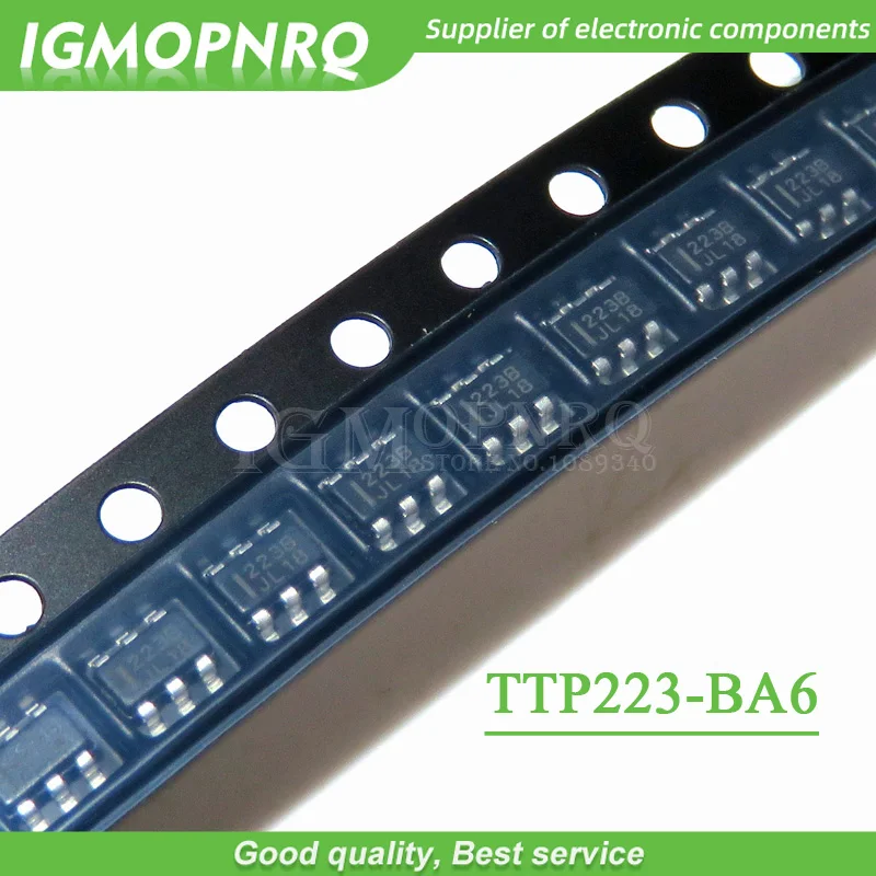 200 teile/los TTP223-BA6 TTP223 BA6 Geschwindigkeit Touch IC chip Bildschirm 223B SOT23-6 Auf Lager Image