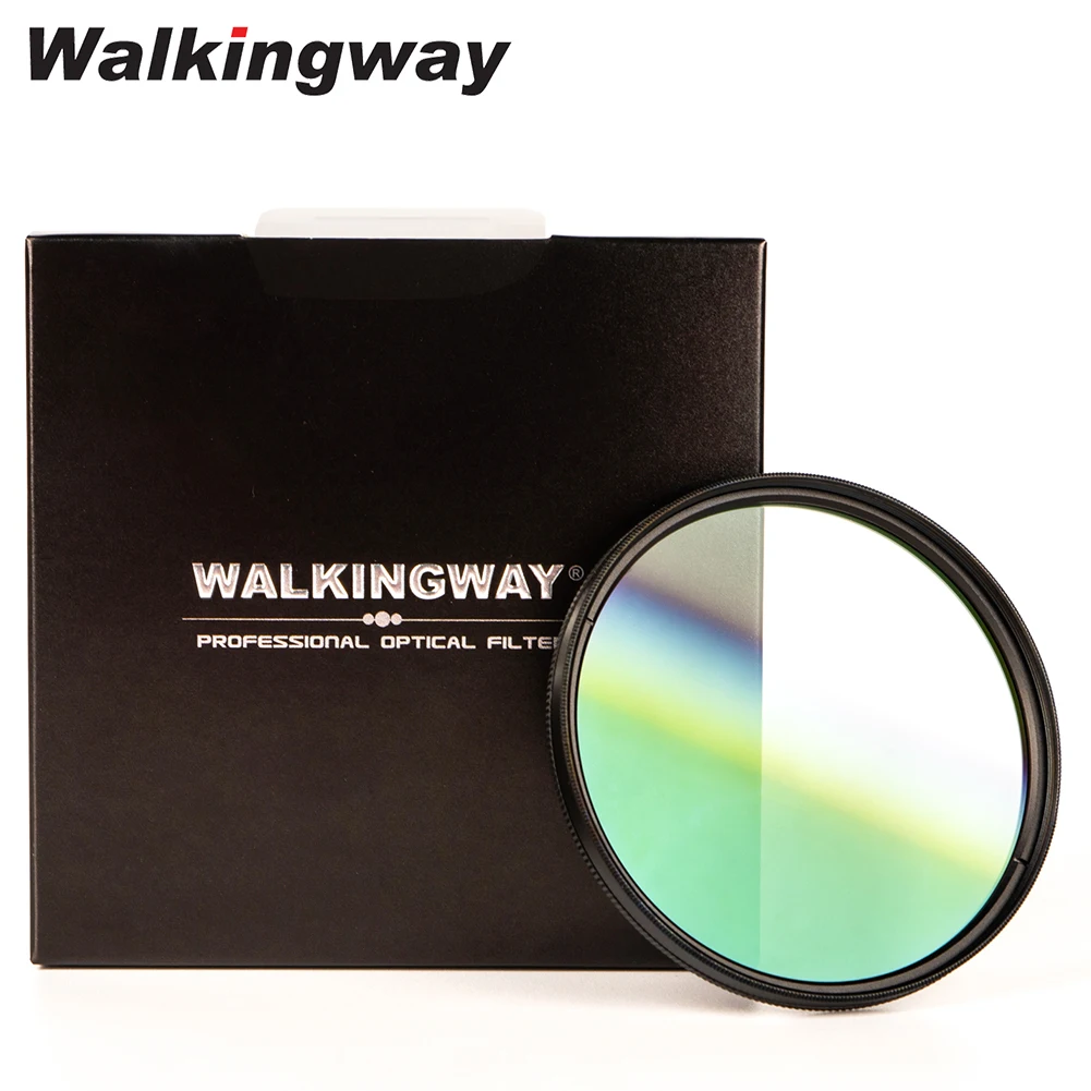 Walkingway GND16 Rundlinsenfilter HD 4-Stufen Optisches Glas Weicher Farbverlauf mit Beschichtung 49mm 52mm 55mm 62mm 67mm 72mm 77mm 82mm Image