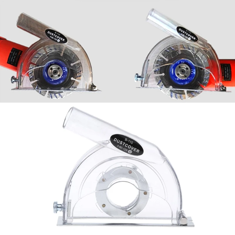 Klar Schneiden Staub Shroud Schleifen Abdeckung Für Winkel Grinder & 3 "/4"/5 "Sägeblätter dls HOmeful Image