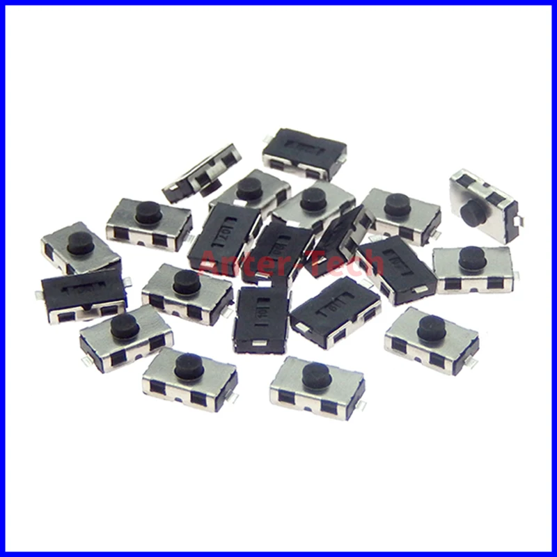 10PCS 3*6*2,5 KEINE Micro Schalter Normalerweise offen 3*6 SMD Touch Silica Gel Taste Tasten Interrupteur 4*6 NC Soft Button SMD 3x6x2,5 Image