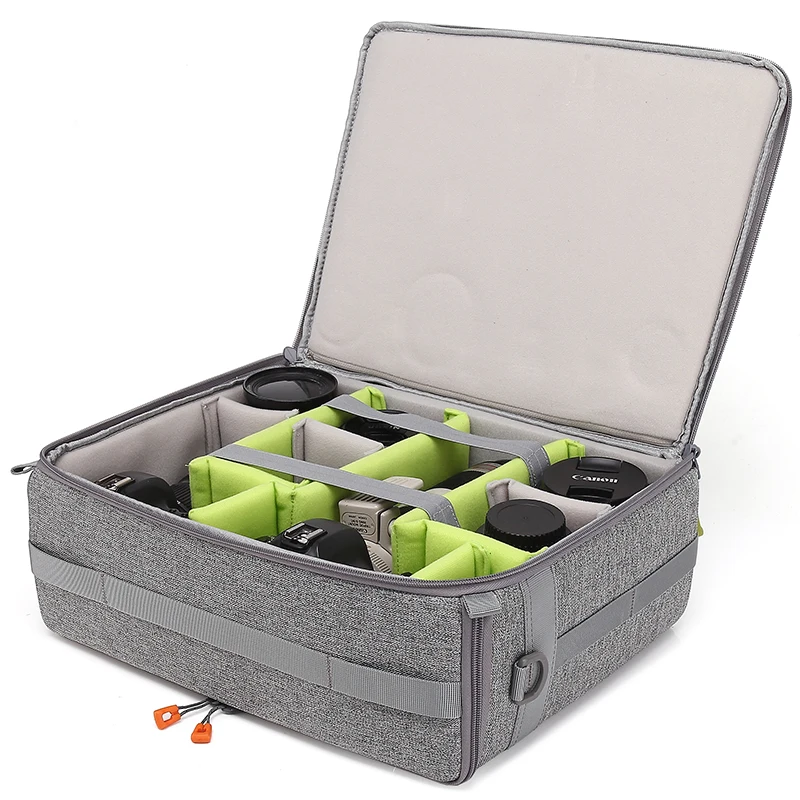 SLR Kamera Tasche Für Foto 20'' Boarding Trolley Box Innere Taschen Druck Beständig Einsatz Gepolsterte Objektiv Fall Für Canon Sony Nikon 5D Image