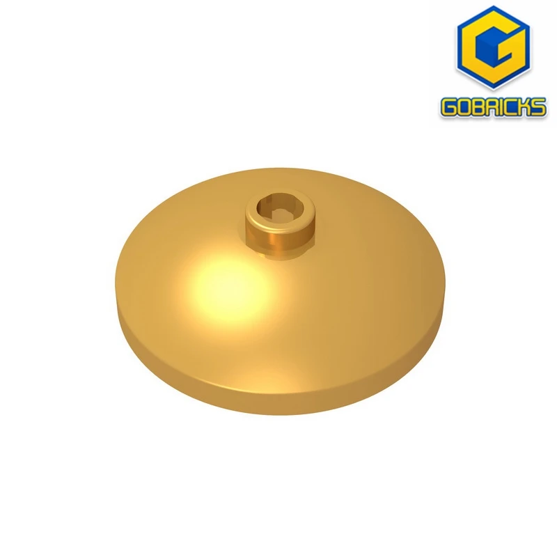 Gobricks 10PCS MOC Ziegel 43898 Gericht 3X3 Invertiert 3,8 Umstellung Fang für Bausteine Teile DIY High-Tech Teile Spielzeug 2022 Image