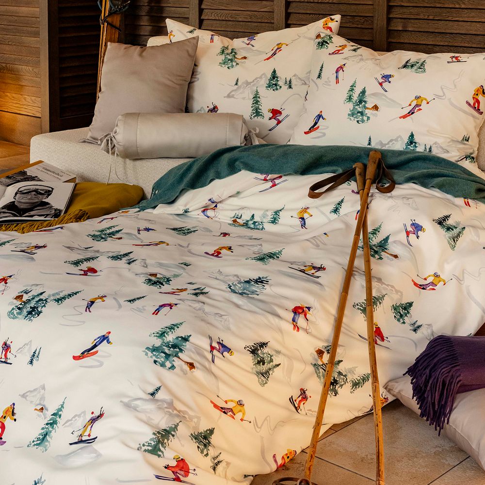 Hefel Luxus »Arlberg« Tencel Bettwäsche 5936 Bettwäsche / 200x220 cm / 2x 80x80 cm Image