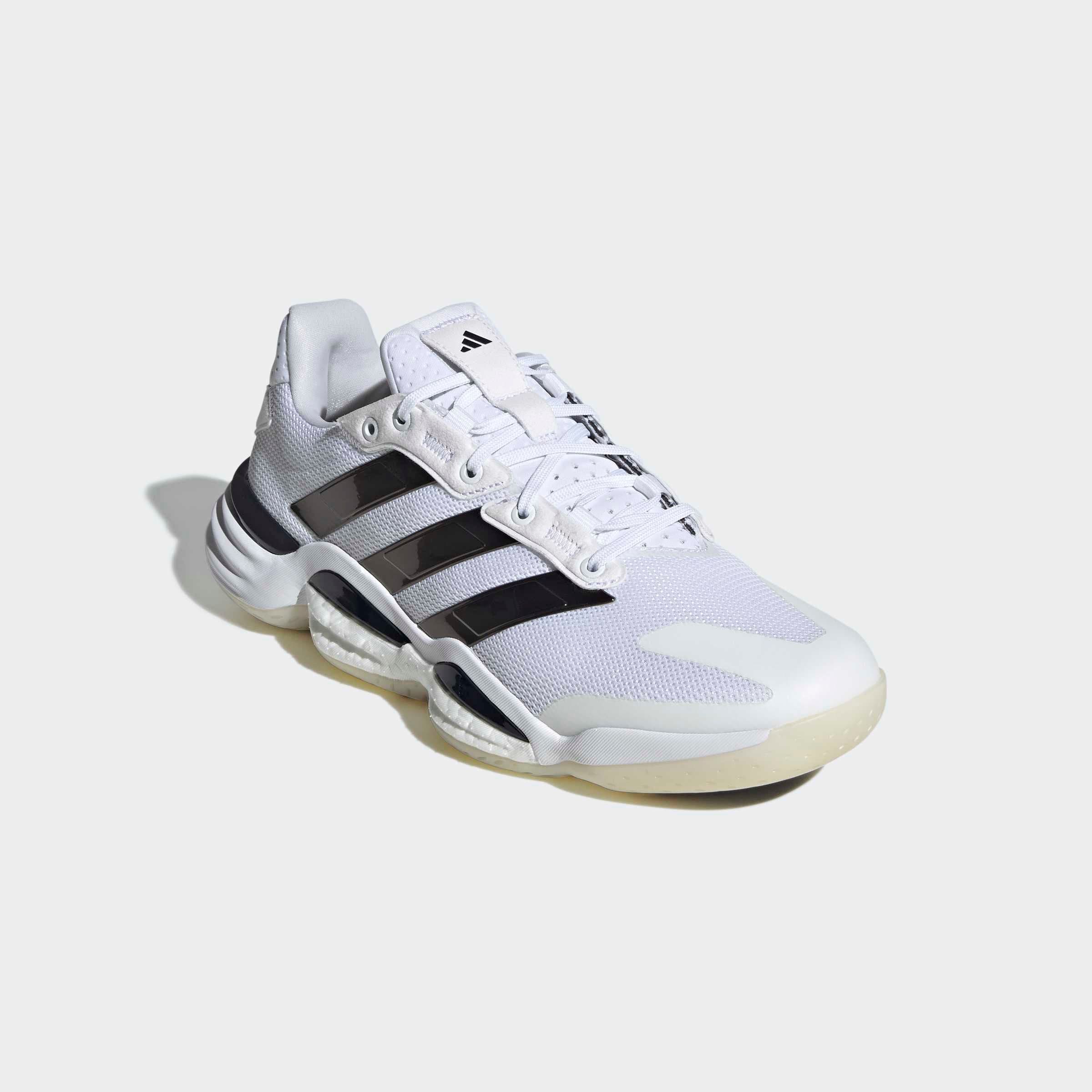 Hallenschuh ADIDAS PERFORMANCE "STABIL 16 INDOOR", Damen, Gr. 47, ftwwht, cschwarz, cschwarz, Synthetik, Textil, Schuhe Hallenschuh