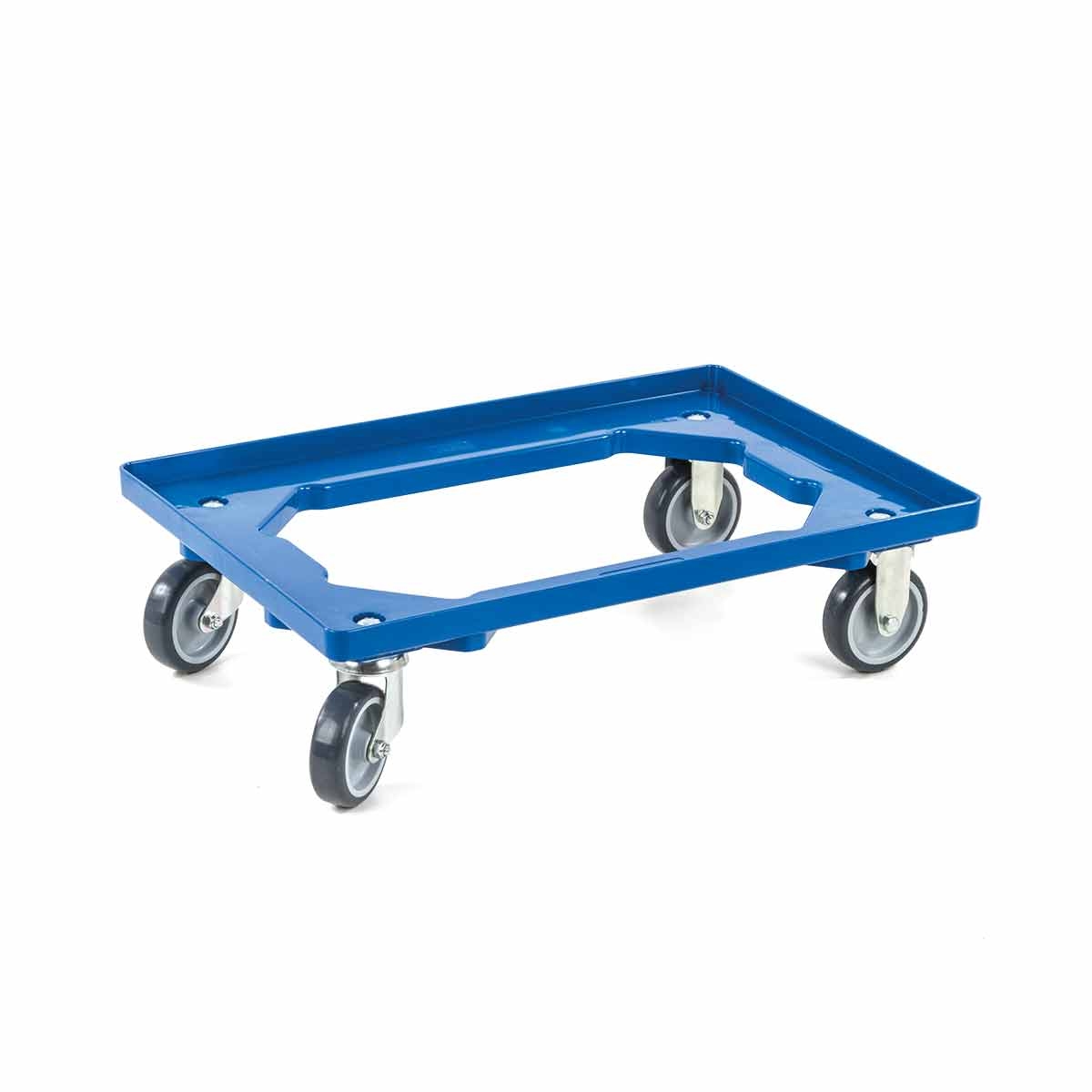 Oswald Transportgeräte Transportroller Light, Rahmen offen, ABS Kunststoff, 415 x 615 x 175 mm, 250 kg, Verkehrsblau Image