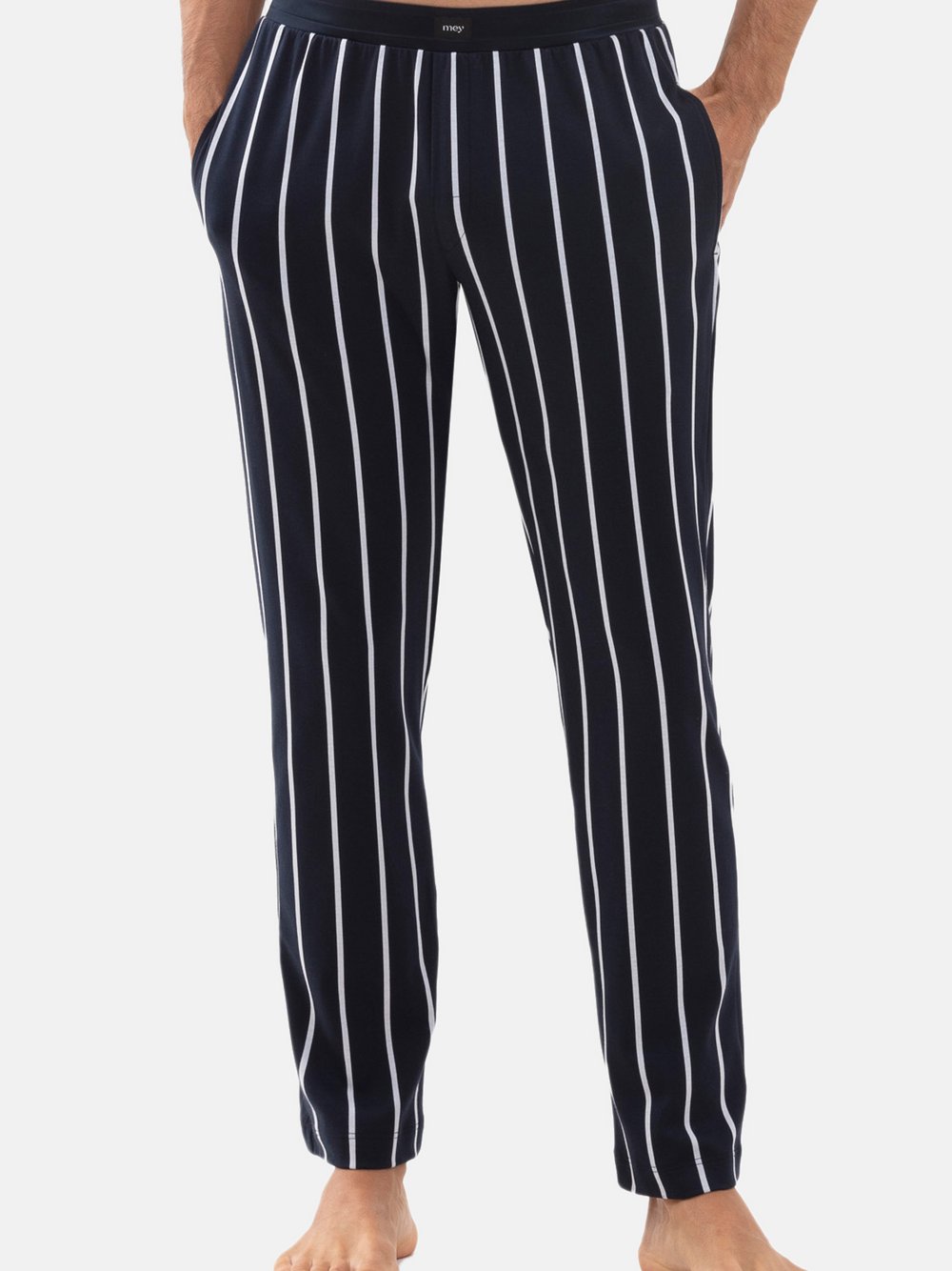 Mey Schlafanzug Hose Herren blau, S Image