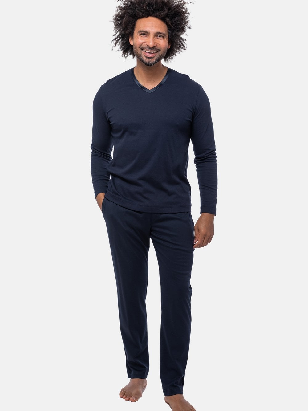 Mey Schlafanzug Herren blau, XXL Image