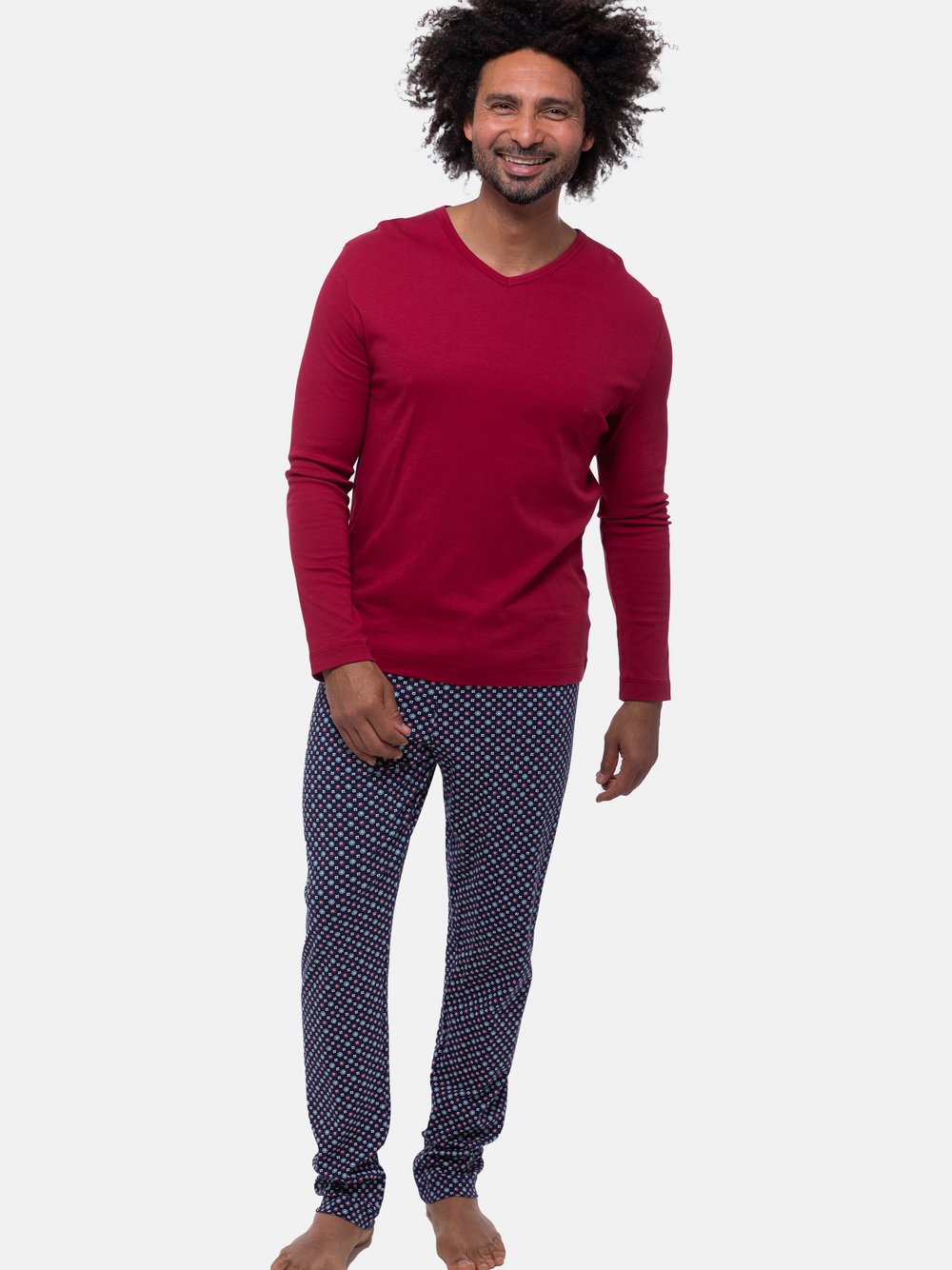 Mey Schlafanzug Herren mehrfarbig, M Image