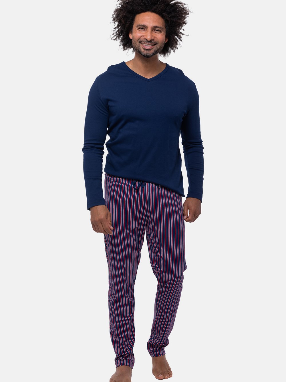 Mey Schlafanzug Herren marine, L Image