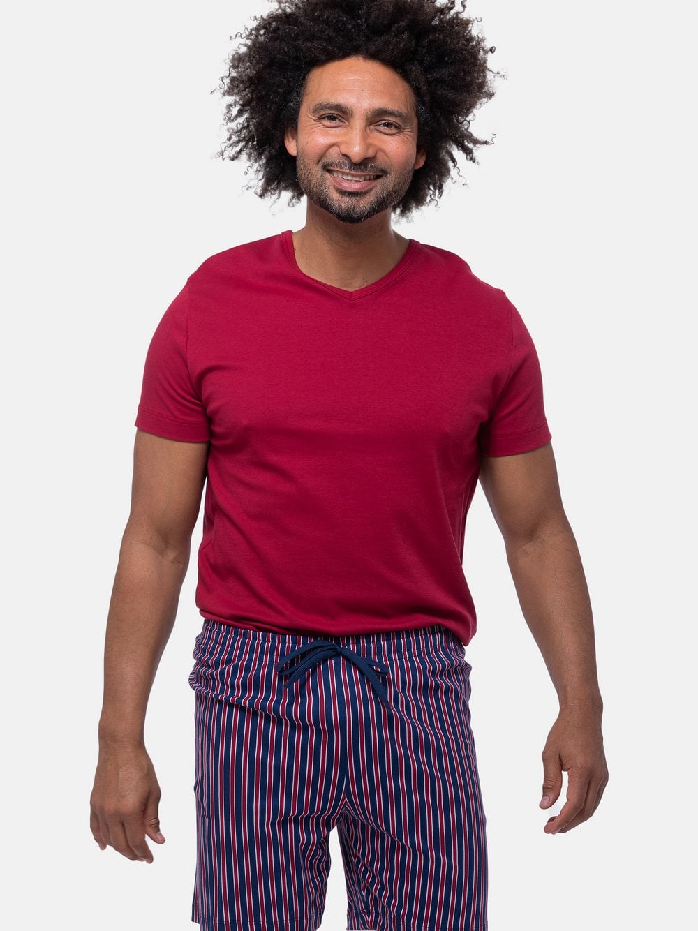 Mey Schlafanzug Herren rot, S Image