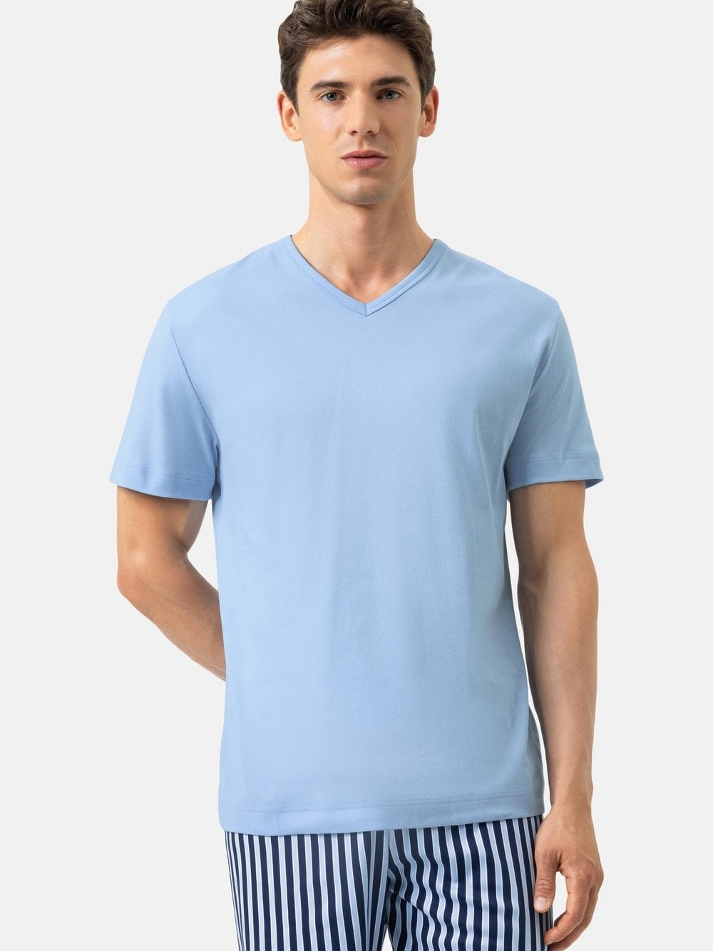 Mey Schlafanzug Oberteil Herren hellblau, XXL Image