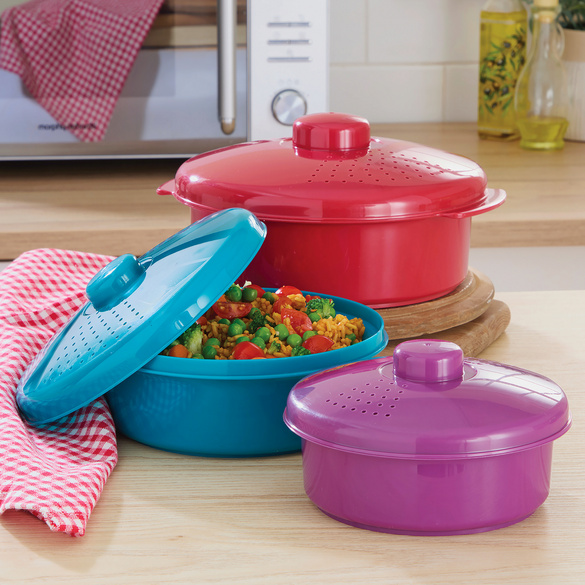 Mikrowellen-Kasserollen 3er-Set Image