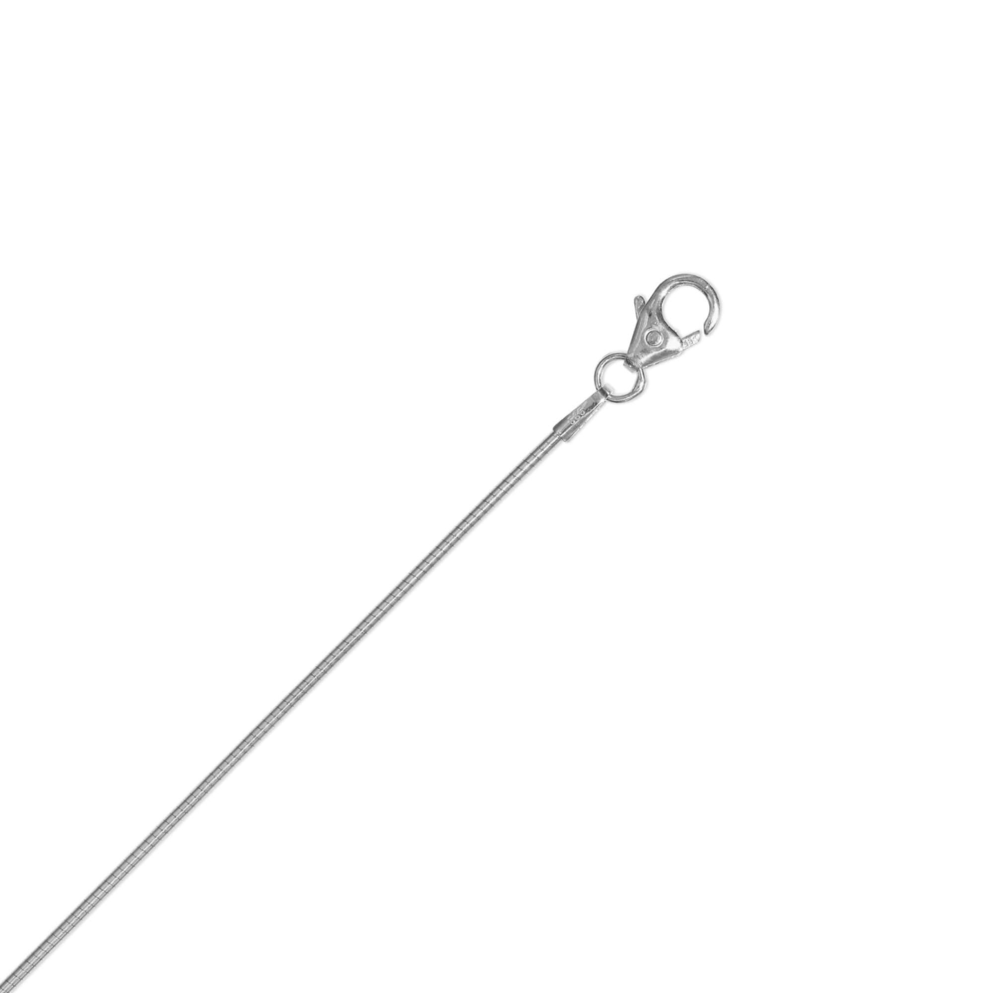 Goldkette ONE ELEMENT "Halskette Tonda rund Reif aus 333 Weißgold Ø 1 mm" Gr. 42, silber, Halsketten, Damen, 42, Gold Weißgold 333, Gold, Weißgold 333, Goldkette, Klassisch & stilvoll – ein Begleiter für viele Anlässe