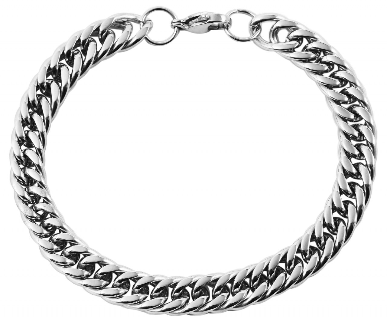 Edelstahlarmband ADELIA´S "Neuheit 2025 - Unisex Armband aus Edelstahl" Gr. 24, silber, Armbänder, Damen, 24, Edelstahl, Edelstahlarmband