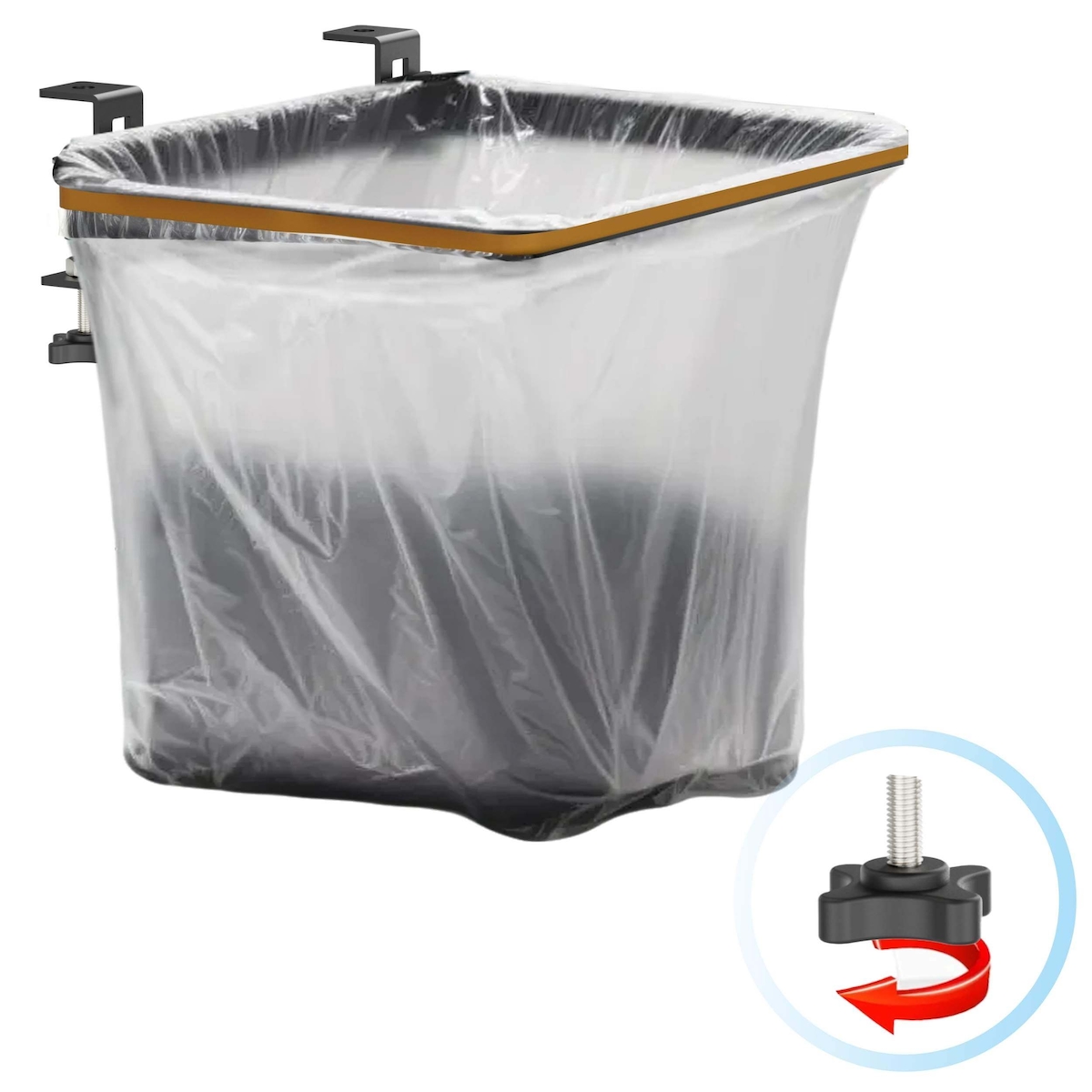 DanDiBo Pfandflaschen Sammelbehälter Behälter Flaschensammler Müllsackhalter Müllsackständer Pfandbox Pfandbehälter 96648 Leergut Image