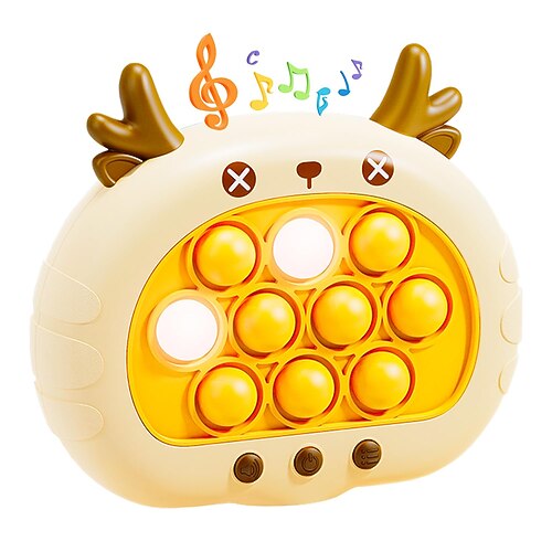 Bambini, gioco sensoriale portatile con bolle che scoppiano velocemente, giocattoli, console di gioco portatile con luci e scoppi rapidi per ragazzi e ragazze, compleanno per bambini e adulti