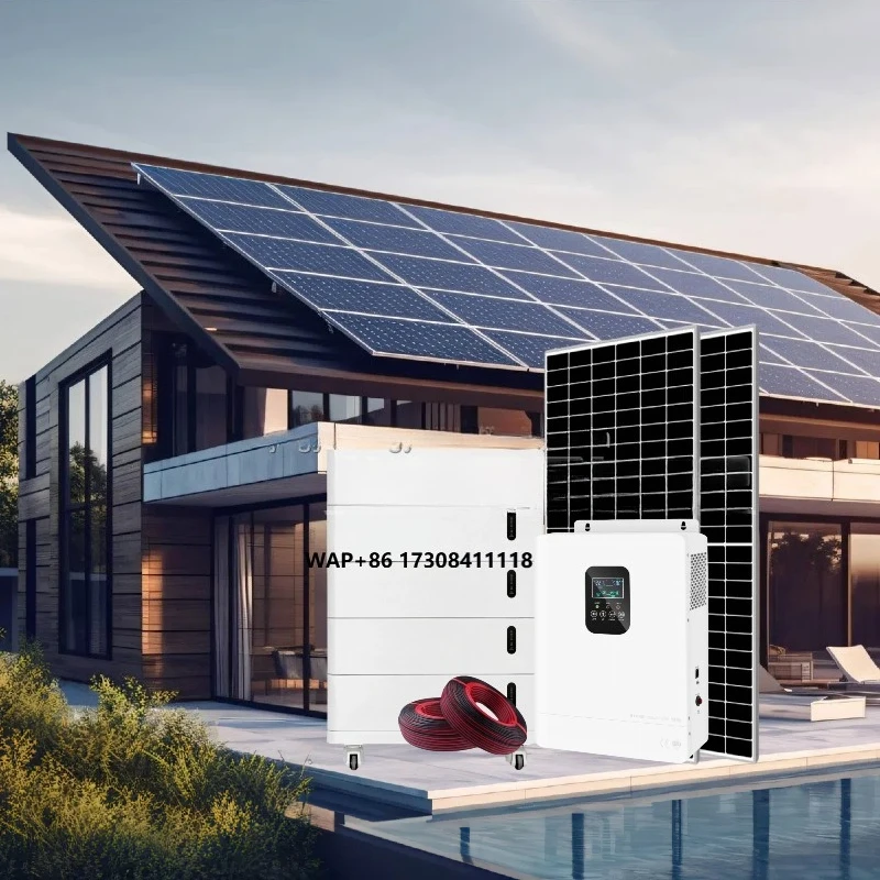 Hybrid-Off-Grid-Solarenergiespeichersystem 5 kW bis 30 kW All-in-One-Solarpanel Power Home Komplettset mit MPPT-Controller Image