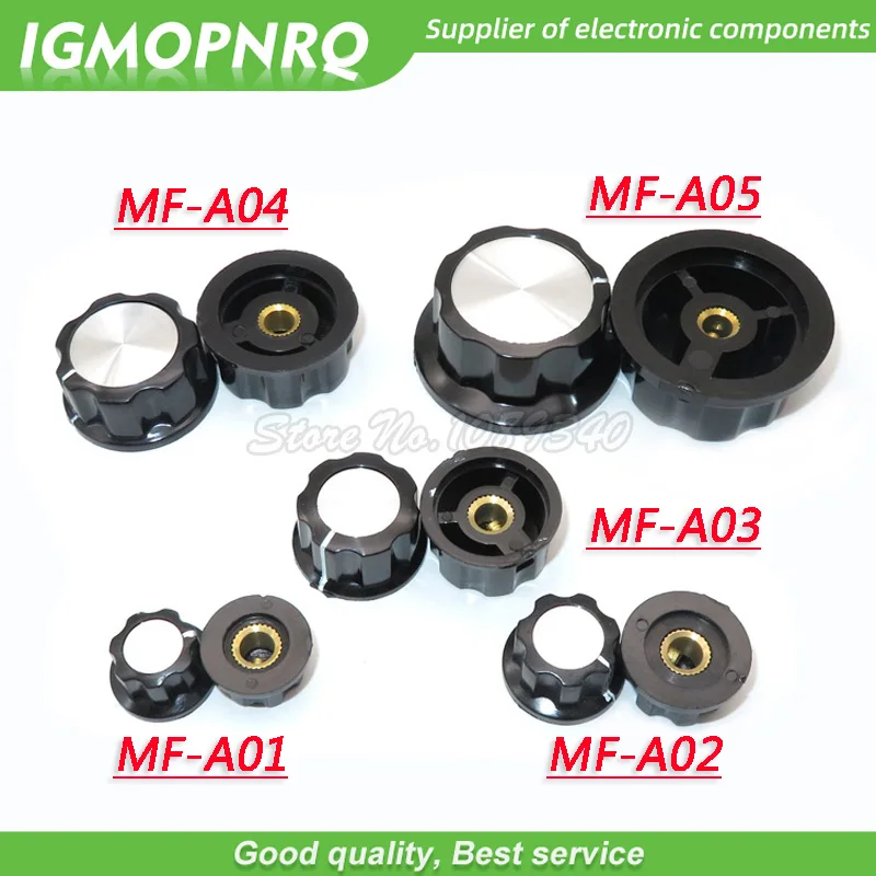5 Stücke MF-A01 MF-A02 MF-A03 MF-A04 MF-A05 Potentiometerknopf WH118/WX050 Drehschalter Elektronische 6mm IGMOPNRQ Image