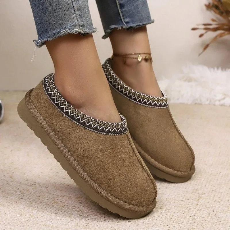 Hohe Qualität Winter Kurze Plüsch Schnee Stiefel Baumwolle Schuhe Anti-wildleder Frauen Stiefel Casual Flache Rutschfeste Baumwolle Stiefel Mini pelz Stiefel